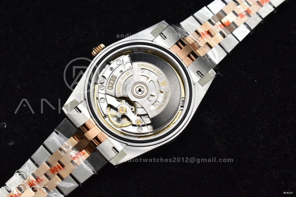 1:1 Best 904L SS Dial Stick Bracelet VR3235 on Steel Clean Edition Brown 41 DateJust RG 126333 Jubilee 0409